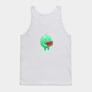 Eating watermelon, Burntboo Tank Top